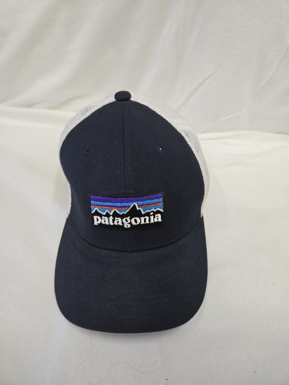 Patagonia Trucker Hat in Navy with White Mesh